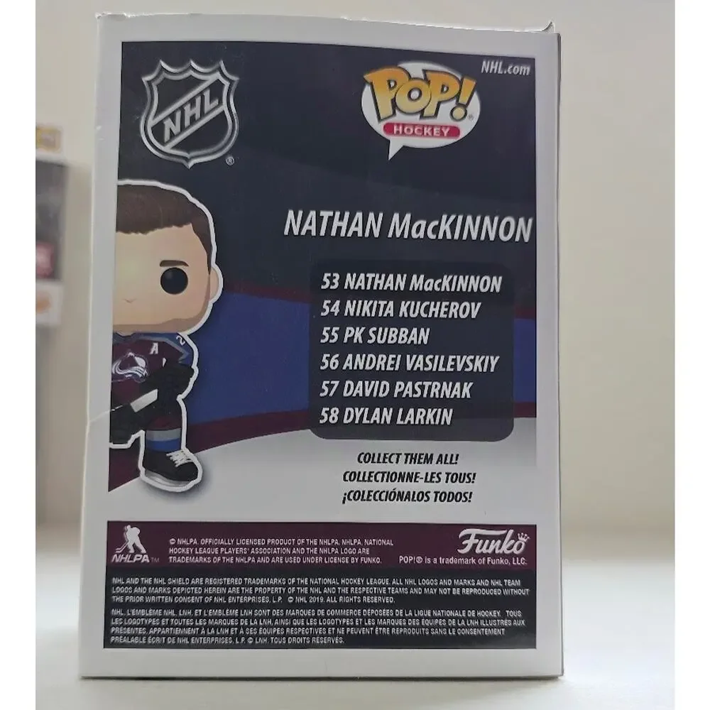 Funko Pop! Nathan MacKinnon Colorado Avalanche Canada 🏒 Olympics- Damaged box - Picture 2 of 5